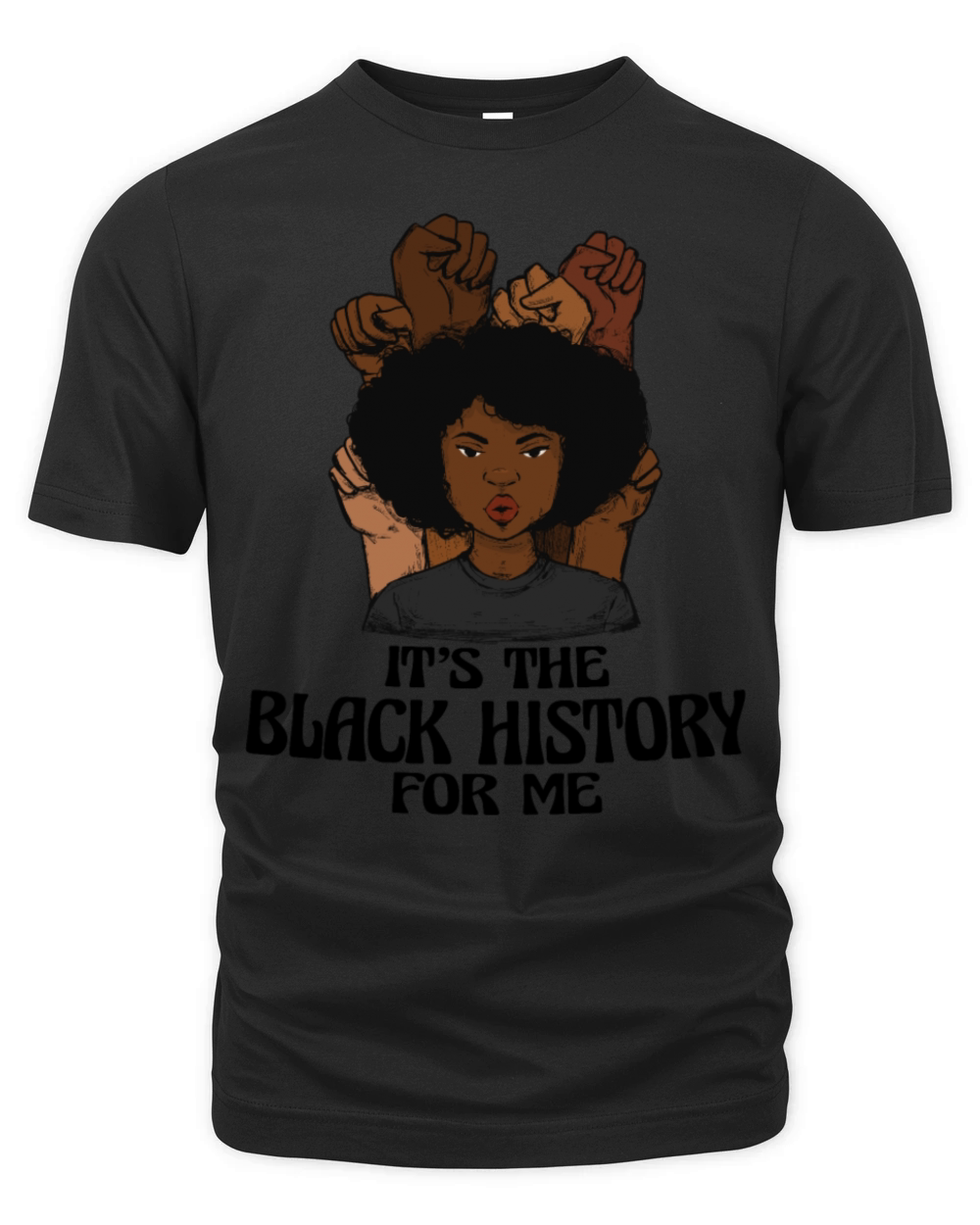 Its The Black History for Me African American Organic Unisex T-shirt