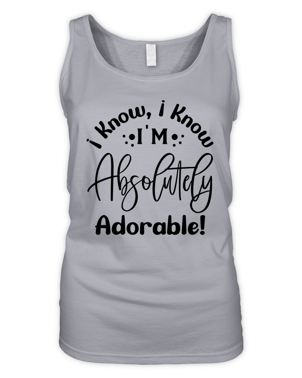 I know, Im absolutely adorable Organic Women's Tank Top