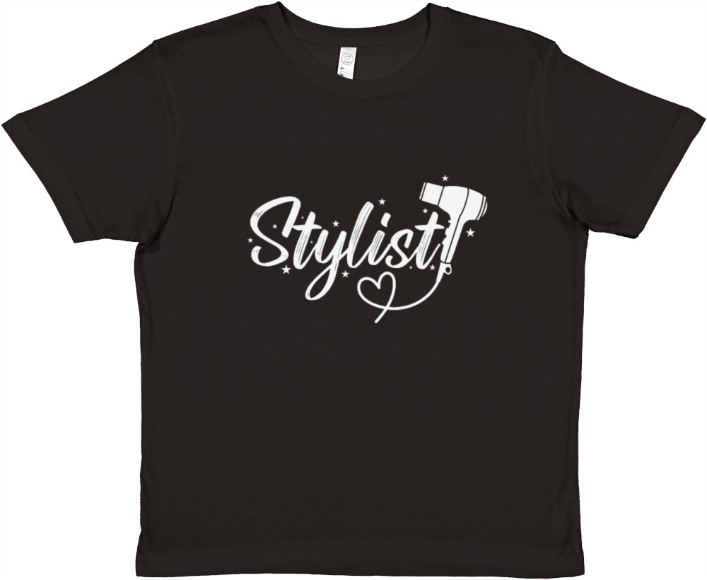 Stylist Hairdresser Profession Haircut Premium Kids Crewneck T-shirt