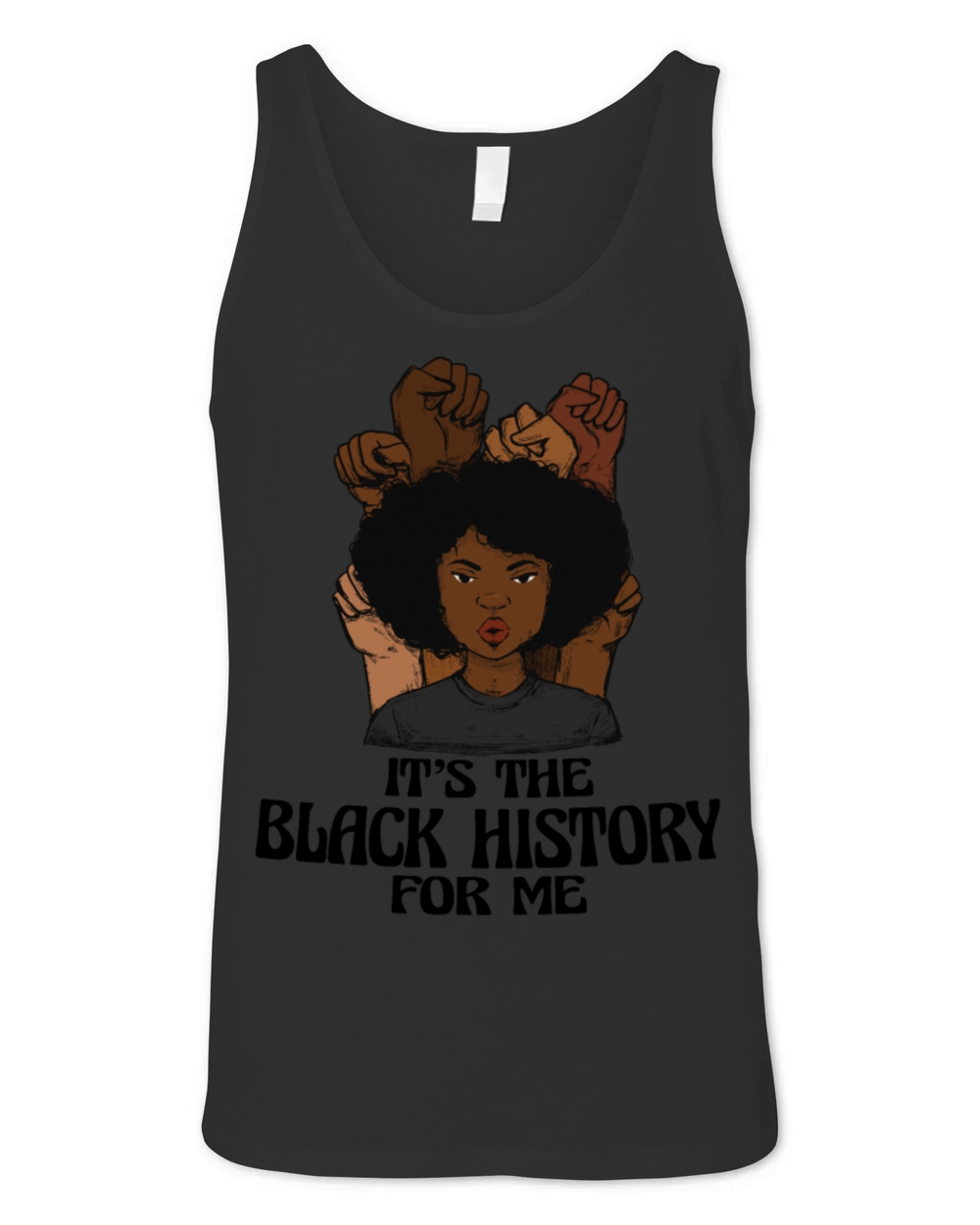 Its The Black History for Me African American Unisex Jersey Tank
