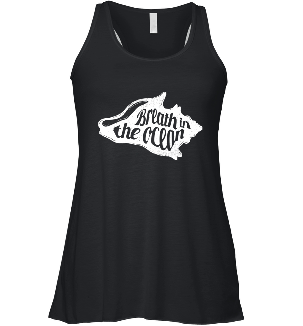 Hand drawn oyster Women's Flowy Tank Top