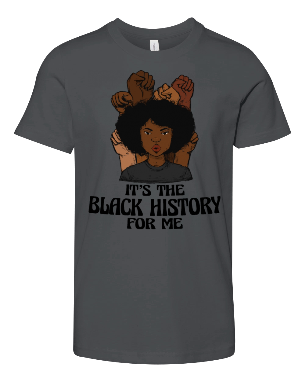 Its The Black History for Me African American Youth Unisex Jersey Tee