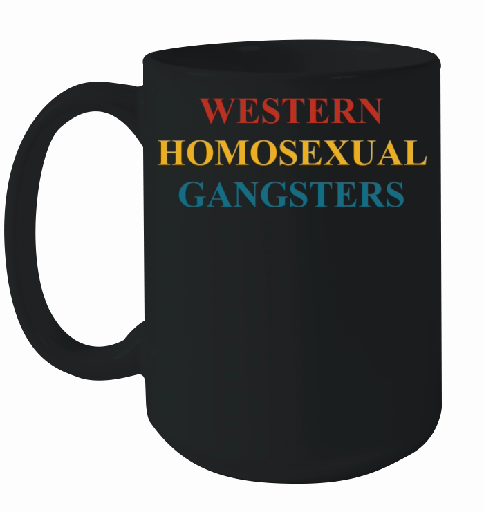 Western Homosexual Gangsters Ceramic Mug