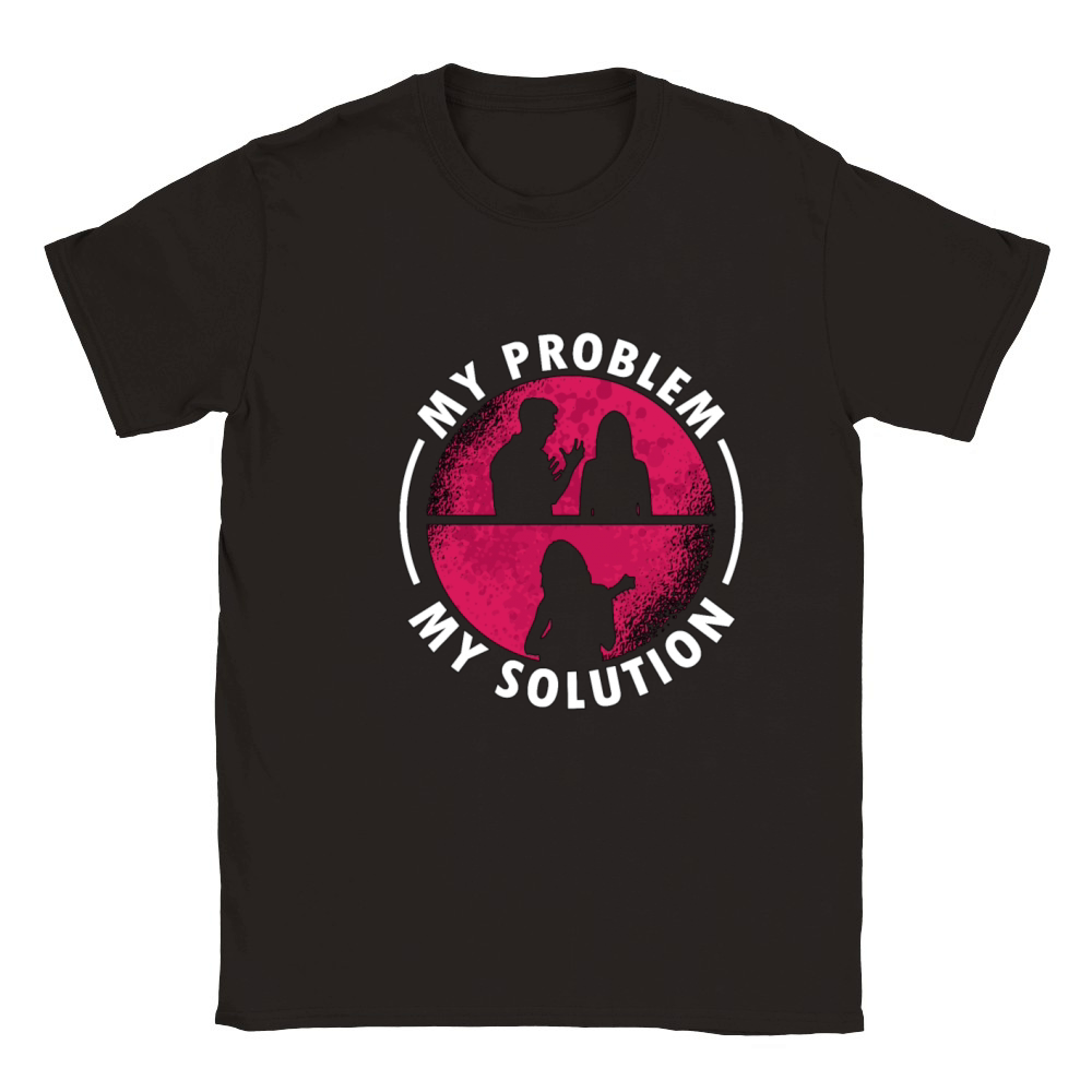Mandolin Player My Problem My Pictogram Mom Dad Classic Kids Crewneck T-shirt