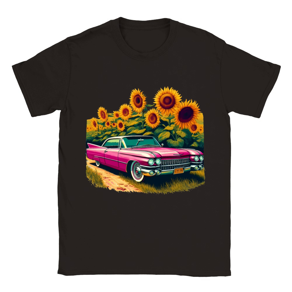 Pink cadillac Classic Kids Crewneck T-shirt