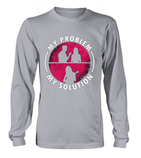 Mandolin Player My Problem My Pictogram Mom Dad Long sleeved Unisex