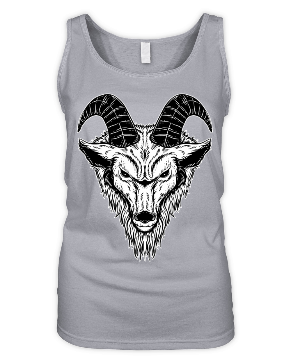 Baphomet Goat Sharp Horn Head Organic Women's Tank Top
