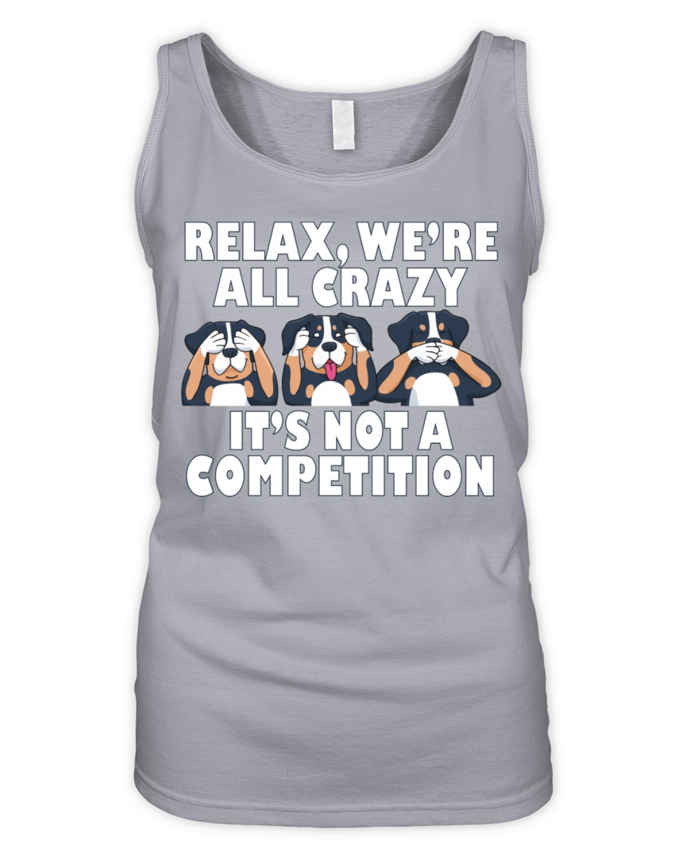 Rottweiler Dog Relax Were All Crazy Its Not A Organic Women's Tank Top