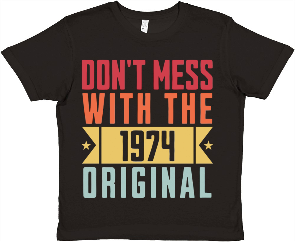 1974 Original Birthday gift Premium Kids Crewneck T-shirt