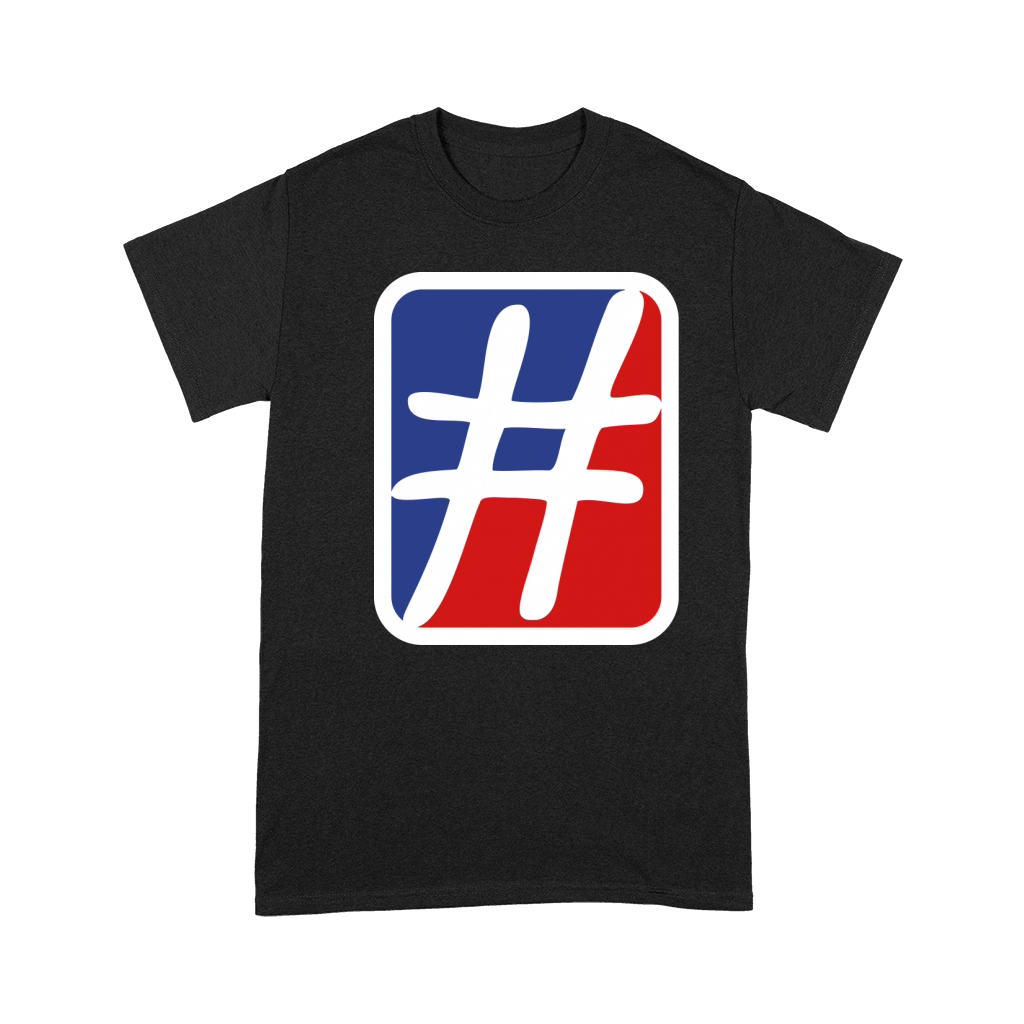 Red Blue Hashtag Premium T-shirt