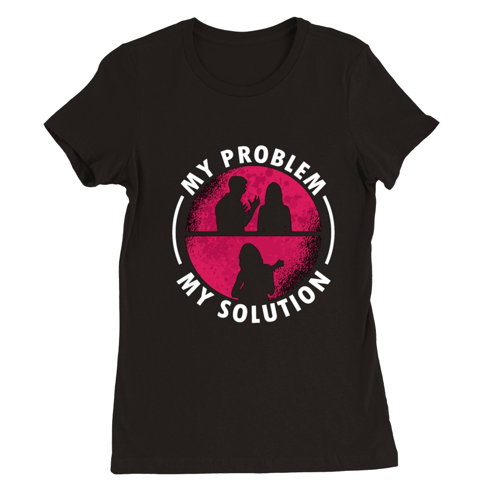 Mandolin Player My Problem My Pictogram Mom Dad Premium Womens Crewneck T-shirt