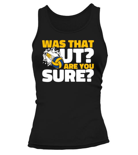 Was That Out Player Coach Team Trainer Volleyball Tank top Woman