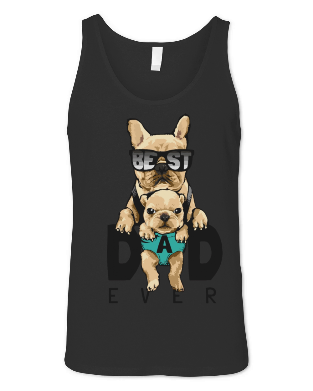 BEST DAD EVER Unisex Jersey Tank