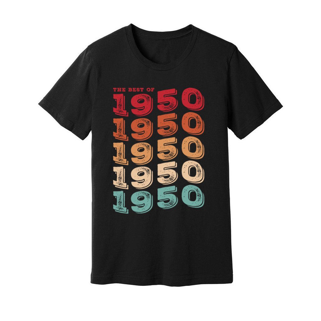 Vintage 1950 Gifts Legend for 73 Years Old - 73rd Unisex Jersey Tee