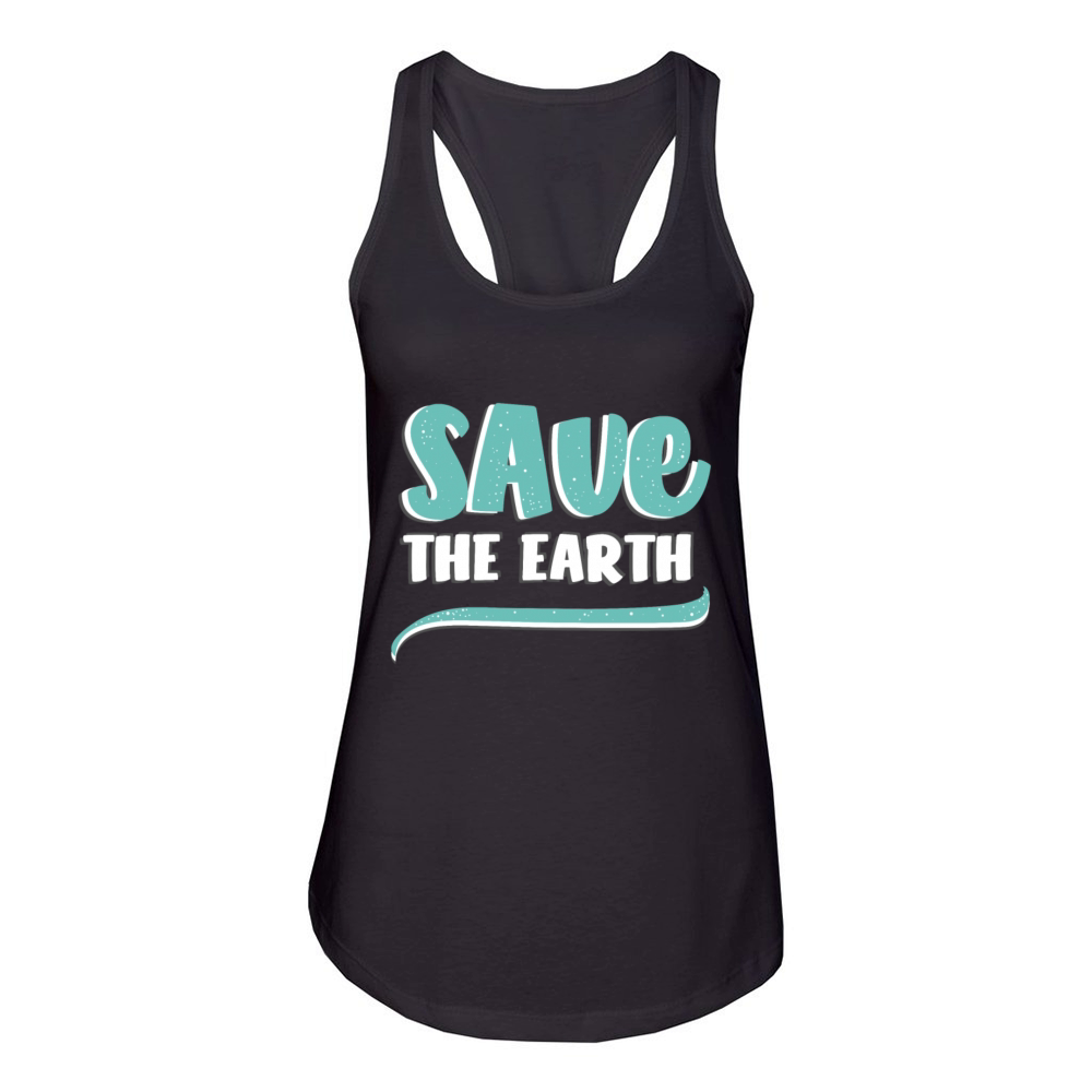 environmental Protection - Color quote Women's Racerback Tank
