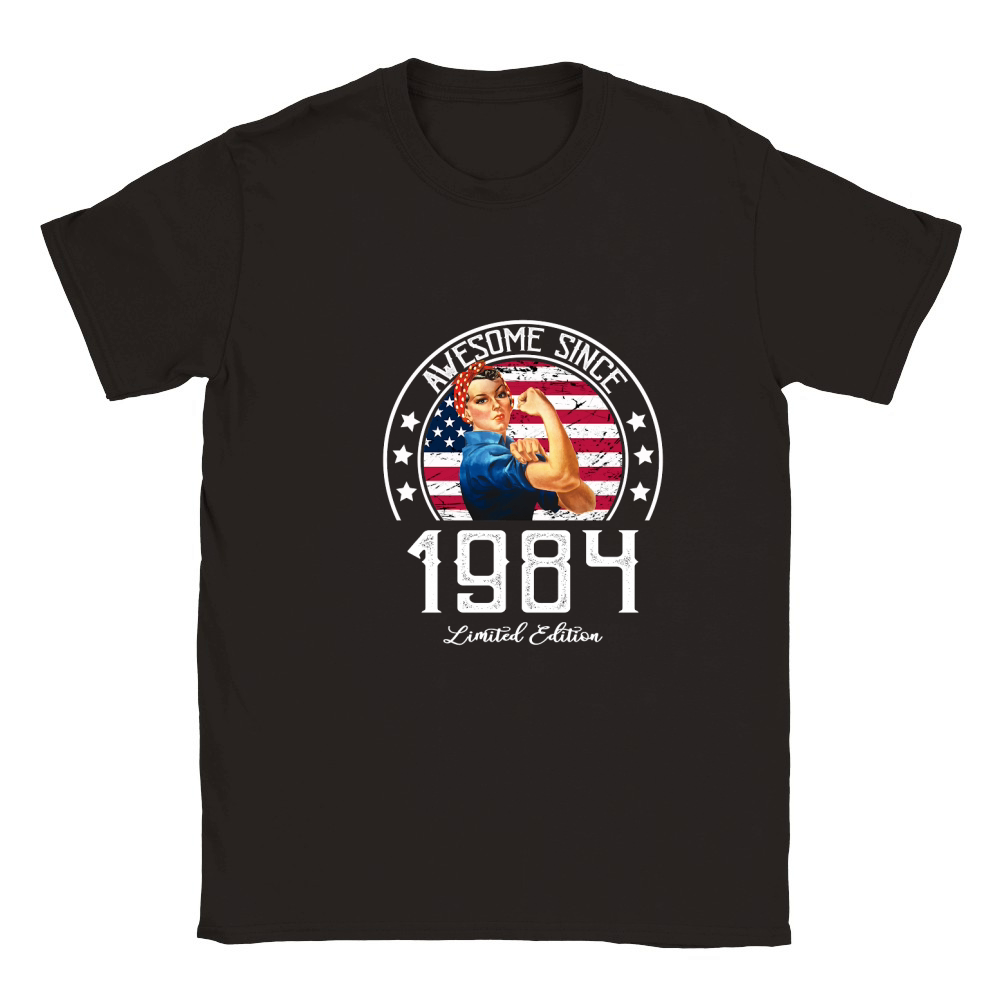 Awesome Since Vintage 1984 Limited Edition Classic Kids Crewneck T-shirt