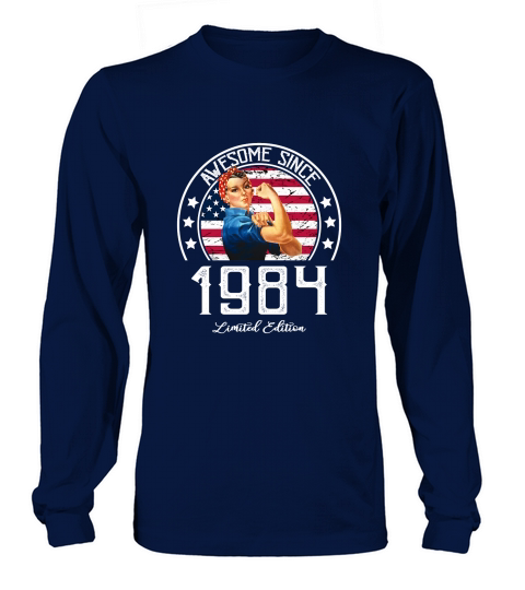 Awesome Since Vintage 1984 Limited Edition Long sleeved Unisex