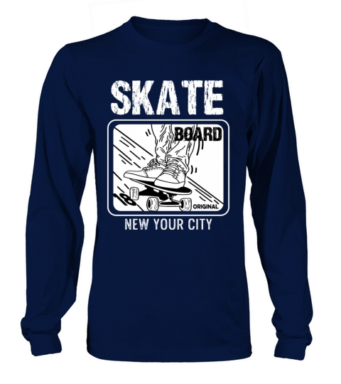 New York City Skateboarder Gift Long sleeved Unisex