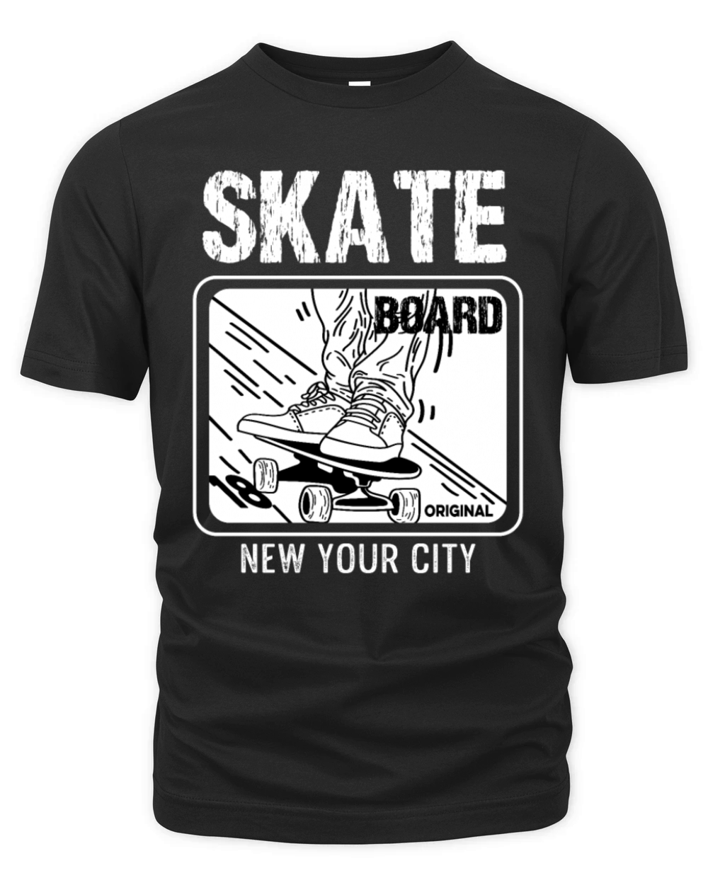 New York City Skateboarder Gift Organic Unisex T-shirt