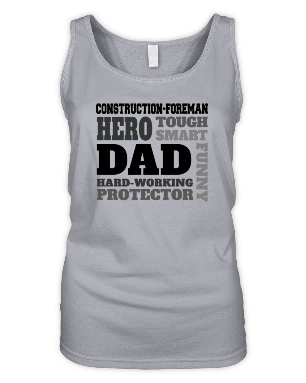 Daddy job funny Quote Dad construction-foreman Organic Women's Tank Top