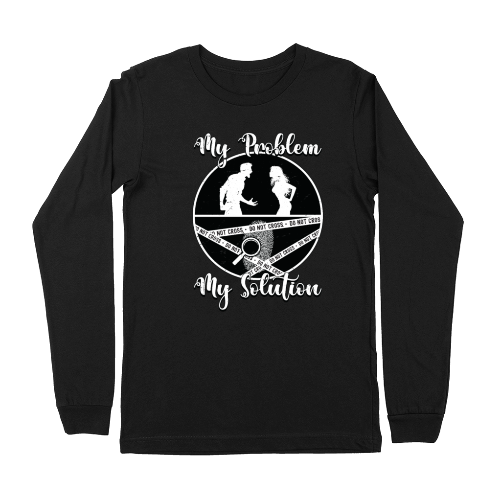Forensic Science Tech My Problem My Pictogram Mom Premium Long Sleeve
