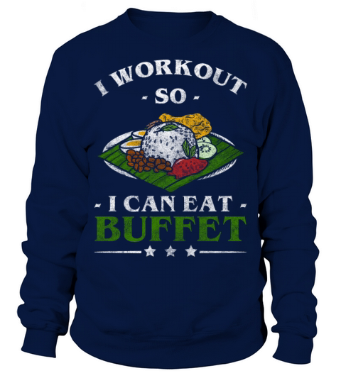 Buffet Delicious Hotel Glutton Sweatshirt Unisex