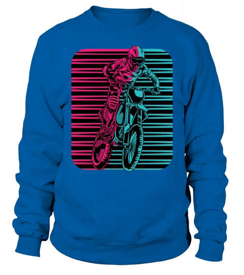 Motorcross Sunset Motorcyclist Gift Sweatshirt Unisex