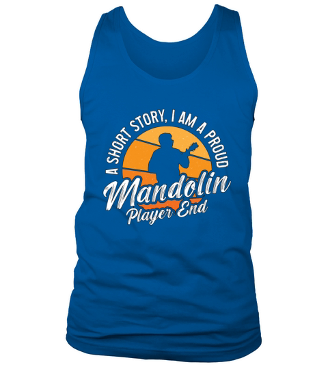Mandolin Player A Short Story I Am Bluegrass Music Tank Top Unisex