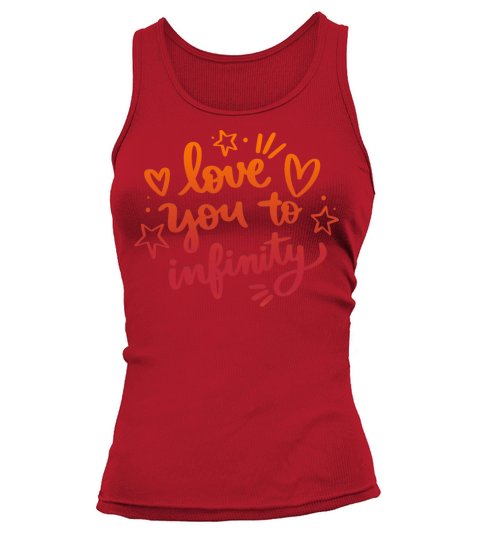 LOVE YOU TO INFINITY Tank top Woman