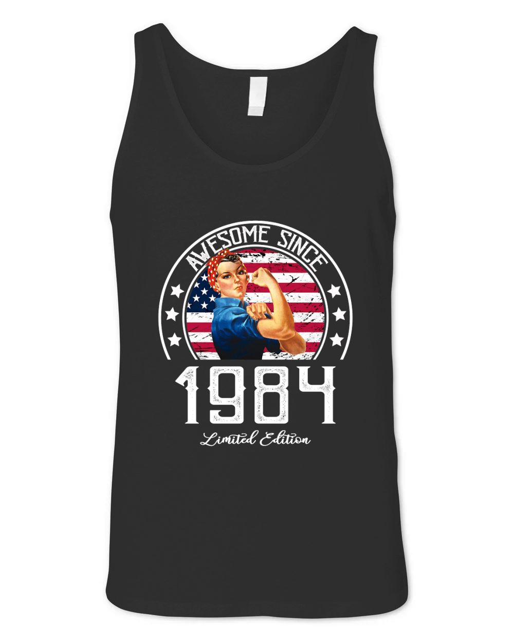 Awesome Since Vintage 1984 Limited Edition Unisex Jersey Tank