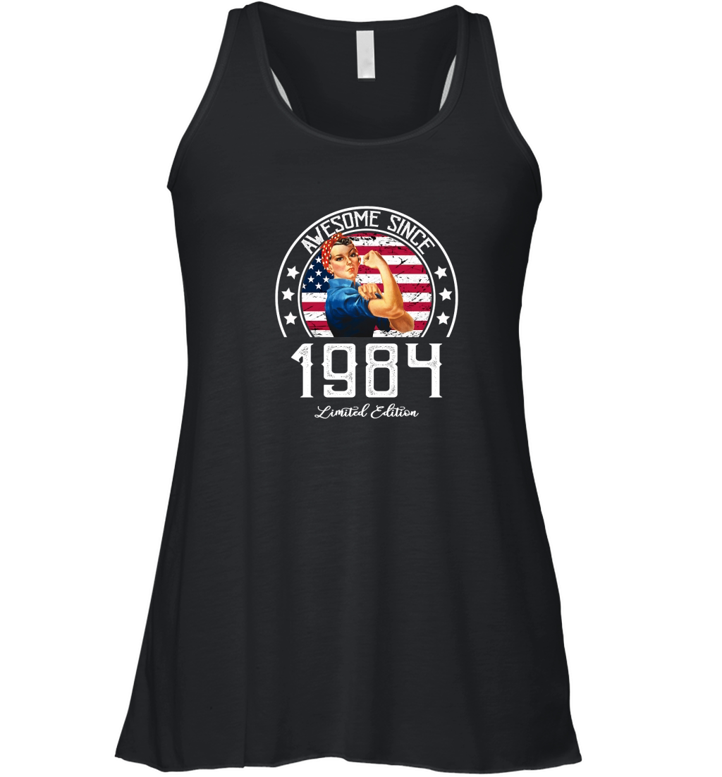 Awesome Since Vintage 1984 Limited Edition Women's Flowy Tank Top