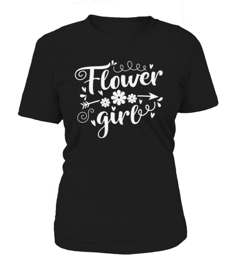 Flower Girl wedding Child Scatter Basket Women's T-Shirt