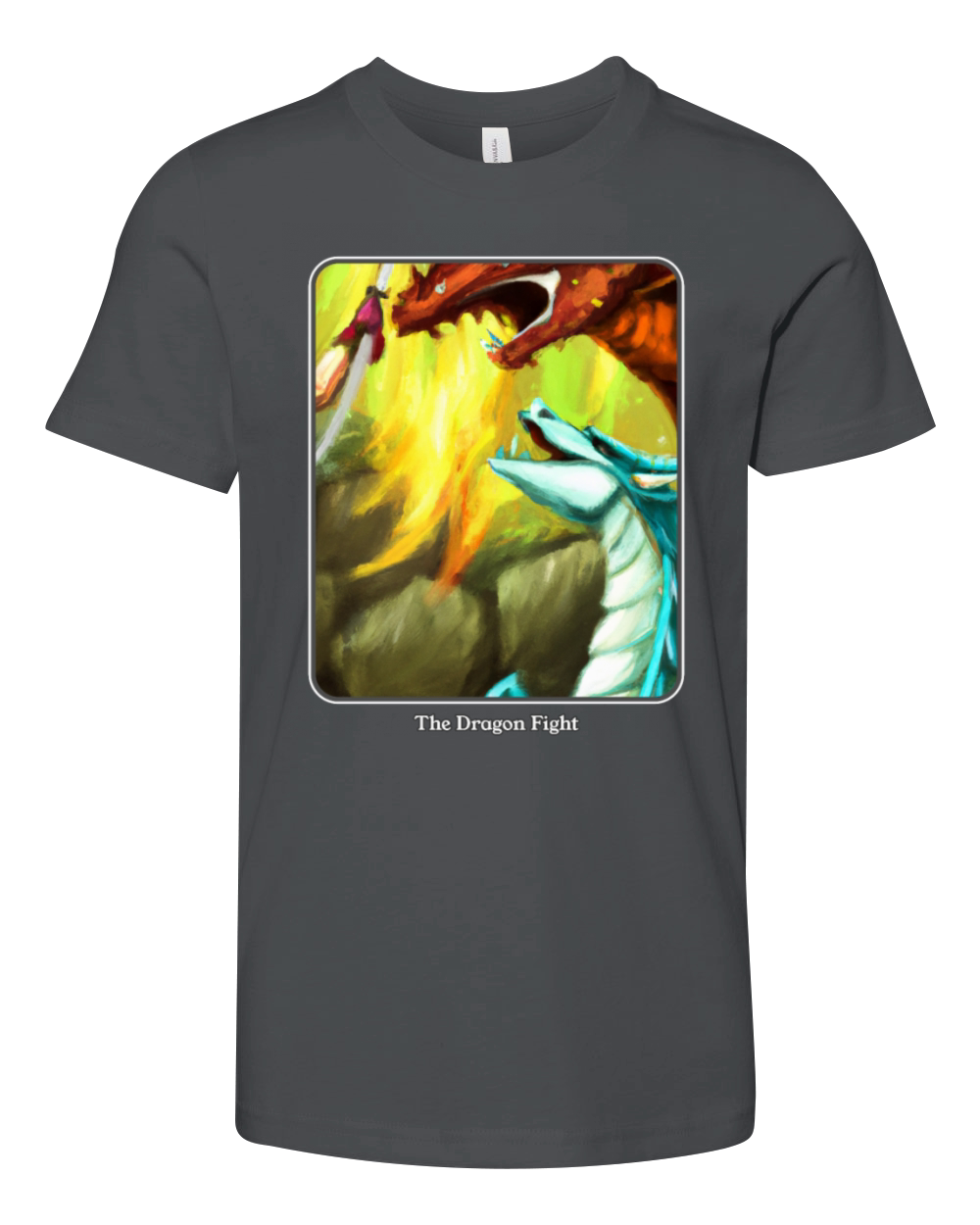 Dragon Fury Night Battle Youth Unisex Jersey Tee