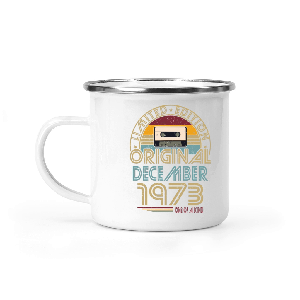 50th birthday december 1973 original 1973 Camping Mug