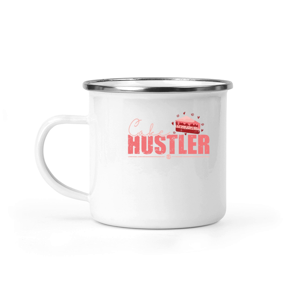 Cake Hustler Confectioner Cake Camping Mug