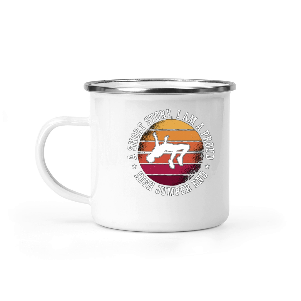 High Jumper A Short Story I Am A Proud Long Jump Camping Mug