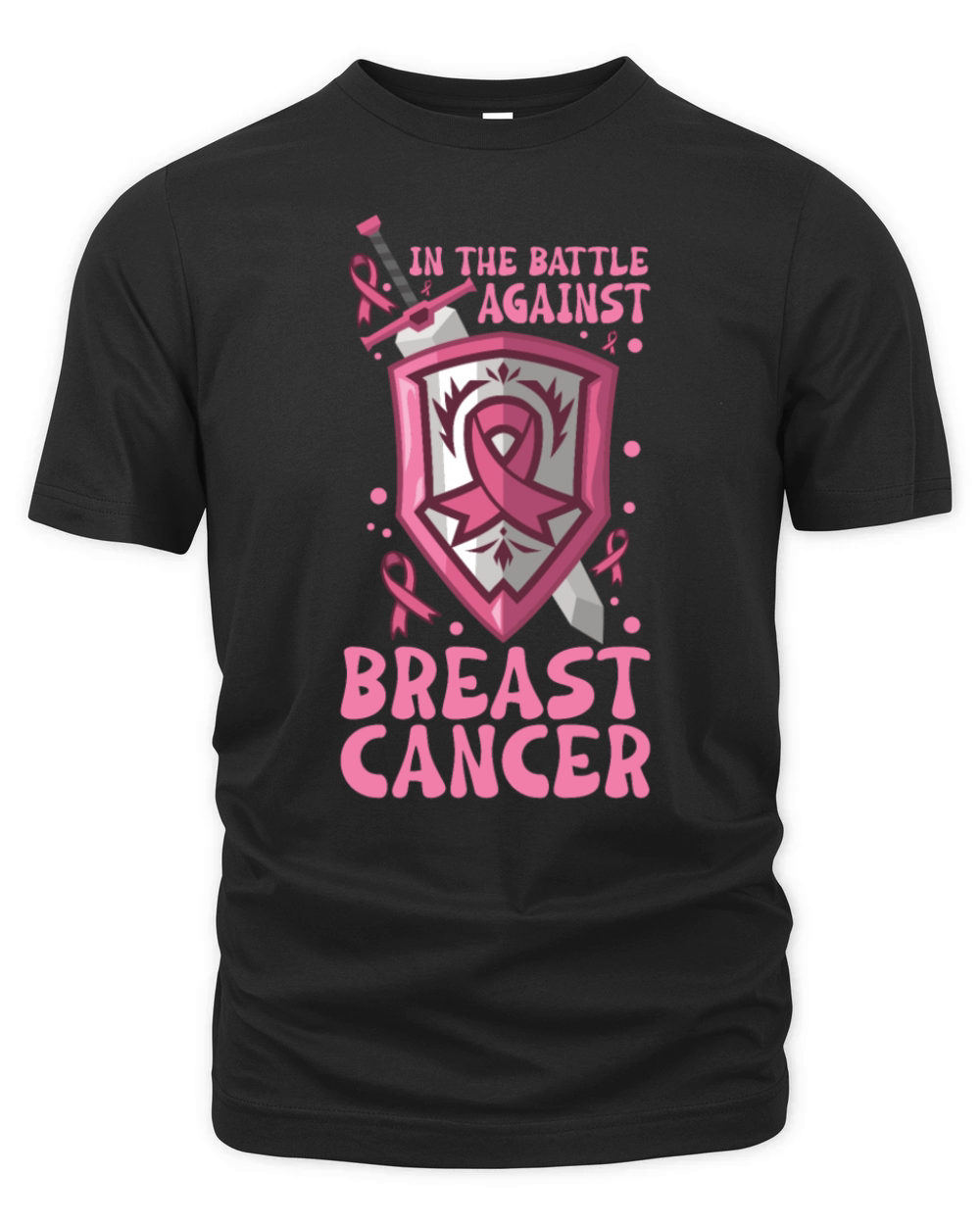 Breast cancer Awareness Support Survivors Pink Organic Unisex T-shirt
