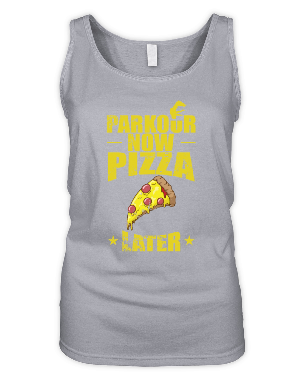 Parkour now Pizza later Sport Training Organic Women's Tank Top