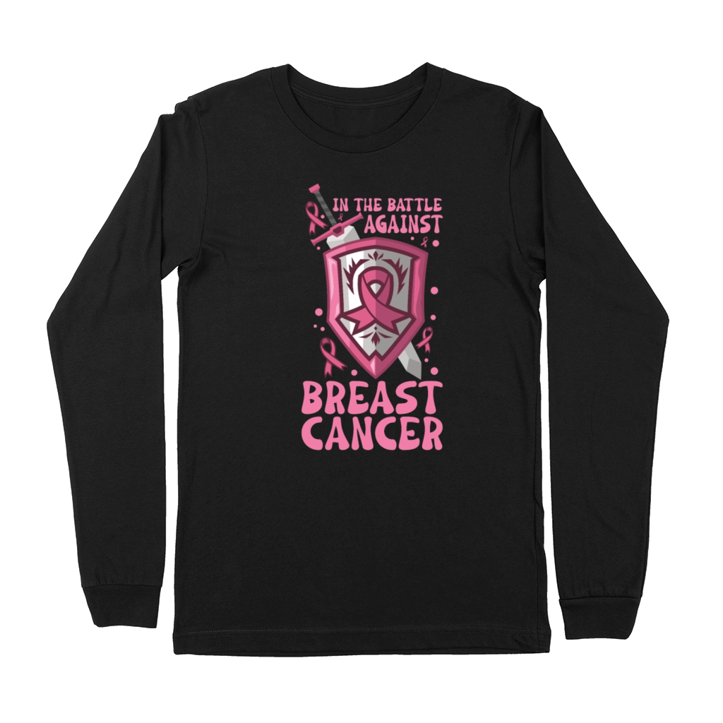 Breast cancer Awareness Support Survivors Pink Premium Long Sleeve