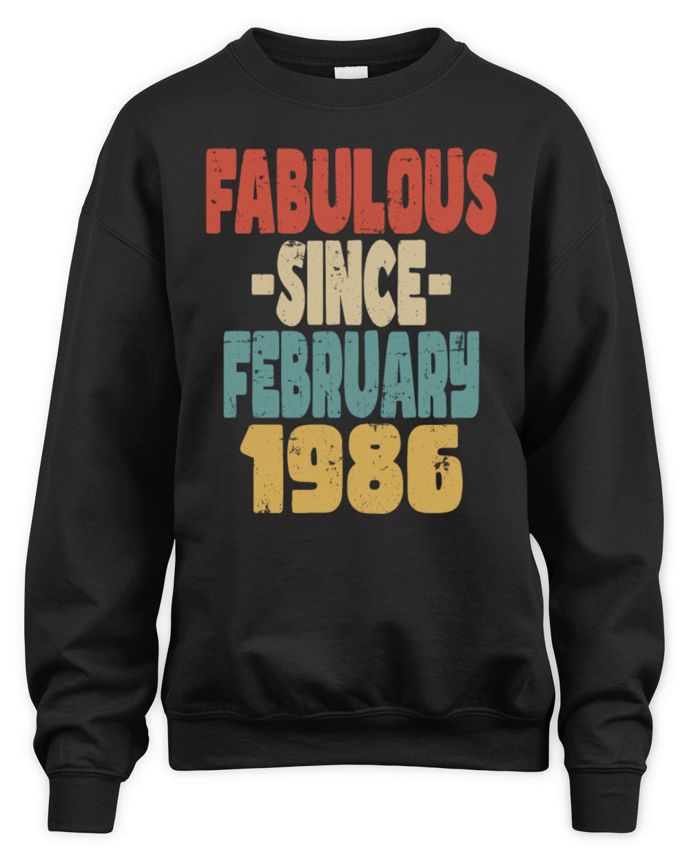 Fabulous February 1986 Unisex Premium Crewneck Sweatshirt