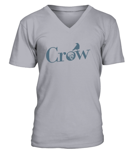 Crow Animal Bird Environment and Nature V-Neck T-shirt