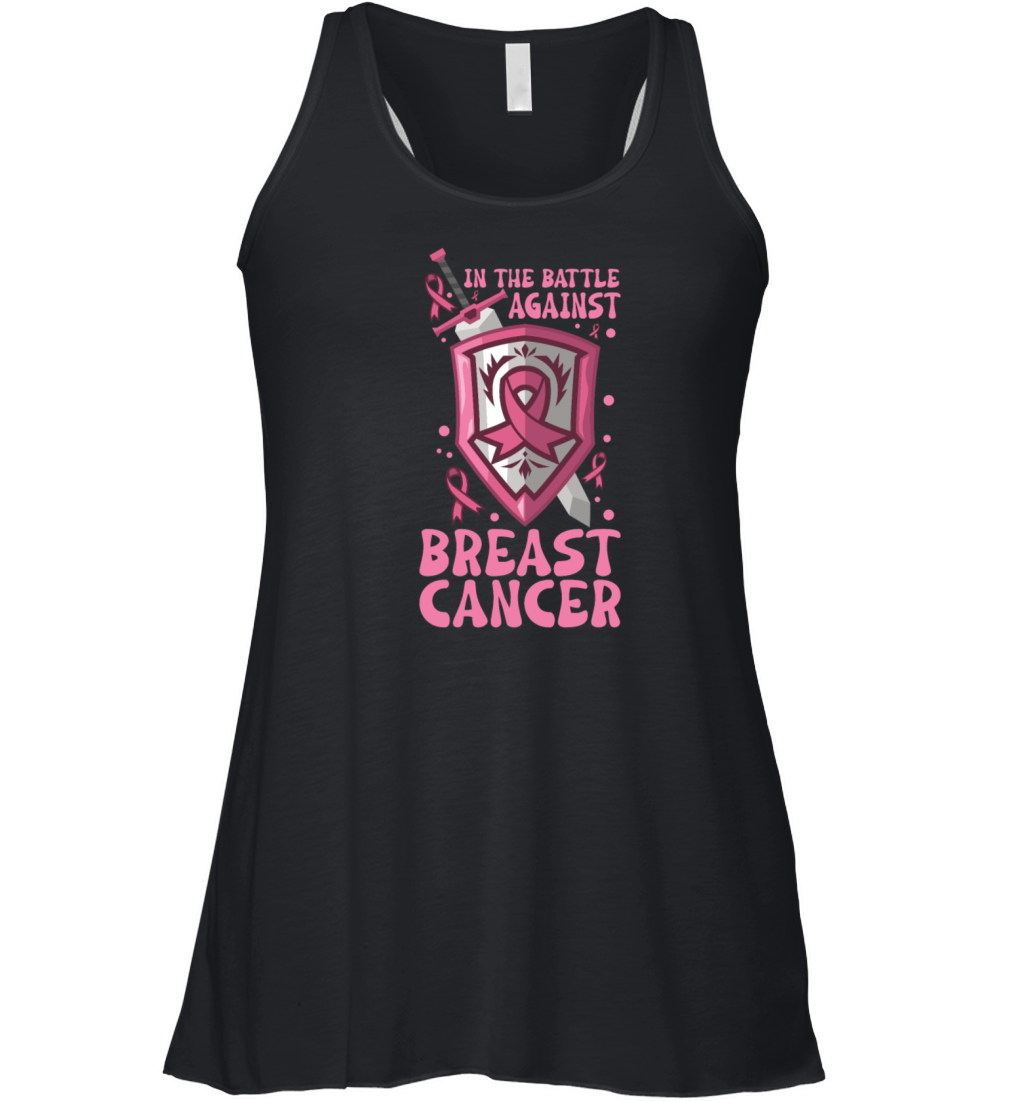 Breast cancer Awareness Support Survivors Pink Women's Flowy Tank Top