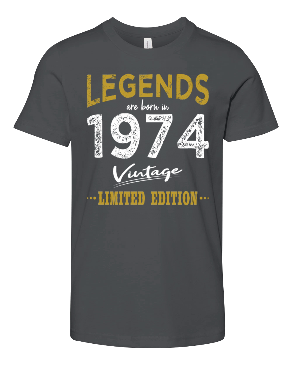 50th birthday vintage 1974 born in 1974 Youth Unisex Jersey Tee