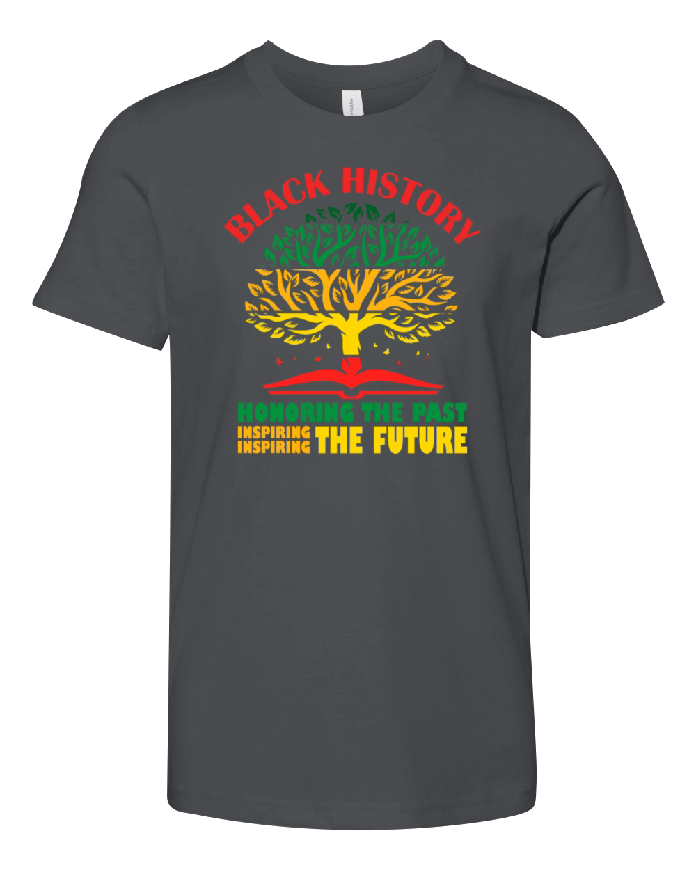 Honoring Past Inspiring The Future Black History Youth Unisex Jersey Tee