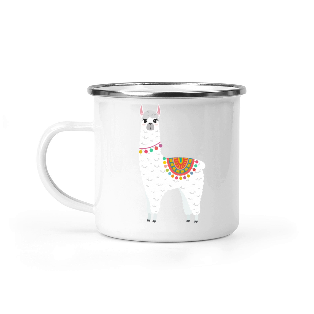 Cute Alpaca T-Shirt - Funny Animal Lover Tee Camping Mug