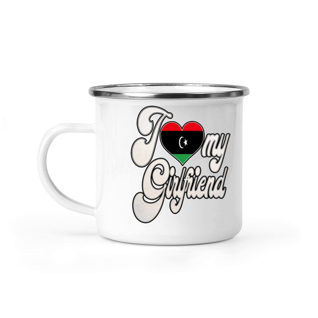 LibyaI Love My Libyan Girlfriend Camping Mug