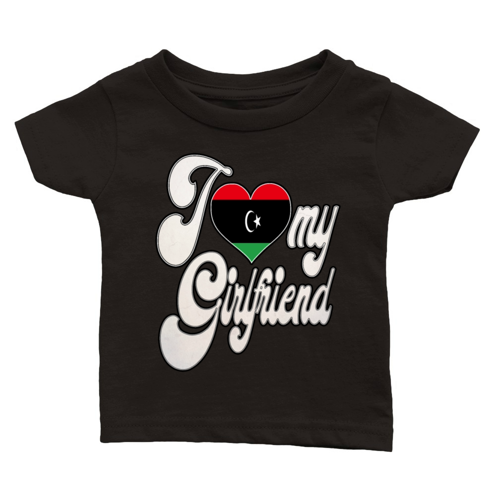 LibyaI Love My Libyan Girlfriend Classic Baby Crewneck T-shirt