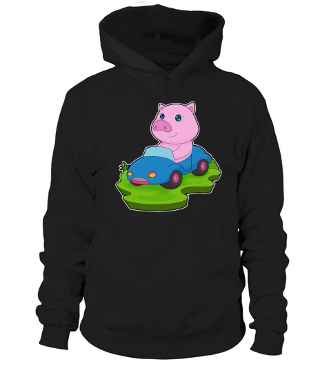 Pig Car Hoodie Unisex