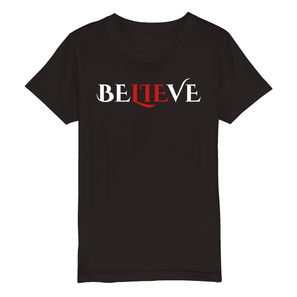 Believe 2 - Dark Organic Kids Crewneck T-shirt