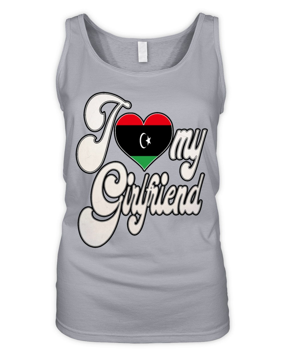 LibyaI Love My Libyan Girlfriend Organic Women's Tank Top
